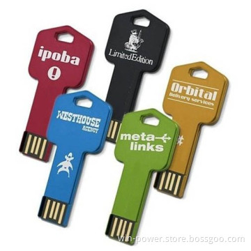Key Shape USB Flash Disk, Popular Key-Shaped USB Memory, Promotional Key USB Stick